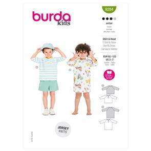 Burda Pattern 9284 Children's Top & Dress