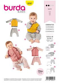 Burda Style Pattern 9297 Babies
