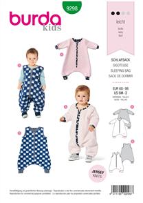 Burda Style Pattern 9298 Toddlers' Sleeping Bag with Legs