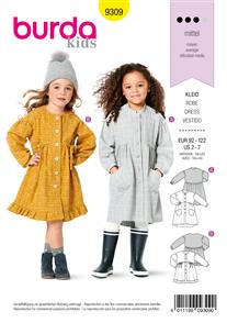 Burda Style Pattern 9309 Children's Dresses