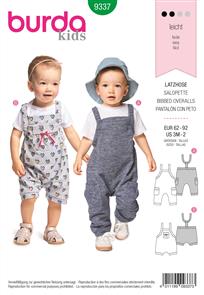 Burda Style Pattern B9337 Baby's Bidded Trousers