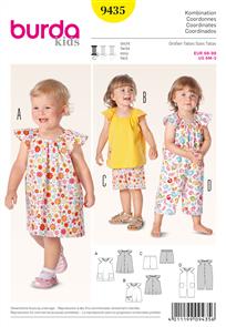 Burda Pattern 9435 Baby Outfits