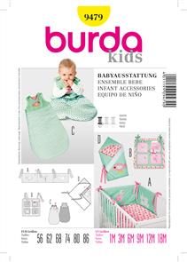 Burda Pattern 9479 Infant Accessories
