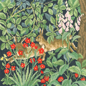 Bothy Threads Cross Stitch Kit - Greenery Hares