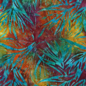 Michael Miller  Tropical Batiks (Batik) Palm Bloom Batik - Caribe