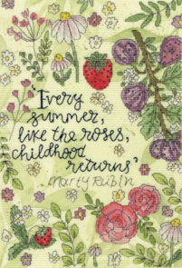 Bothy Threads Cross Stitch Kit - Chloe's Chateau Roses of Summer