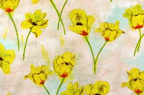 Michael Miller  Blooming Tulips/Laura Gunn Yellow Blooming Tulips