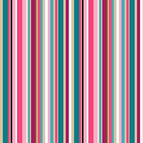 Michael Miller Provencial Plain Stripe Pink