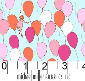Michael Miller Best Of Sarah Jane /Sarah Jane Balloons - Aqua