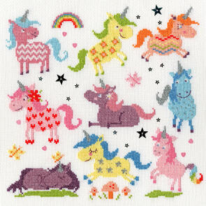 Bothy Threads Cross Stitch Kit - Slightly Dotty Unicorns