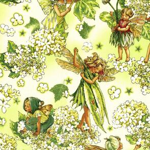 Michael Miller Flower Fairies Flannel (Flannel) Apple Morning Fairies