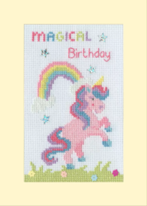 Bothy Threads Greeting Card Cross Stitch Kit - Magical Birthday