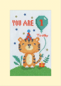 Bothy Threads Greeting Card Cross Stitch Kit - Wild Birthday