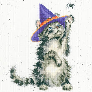 Bothy Threads Cross Stitch Kit - The Witch's Cat