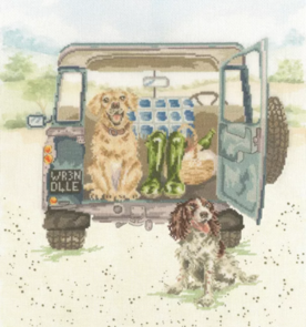Bothy Threads Cross Stitch Kit - Paws For A Picnic