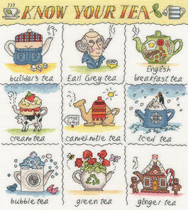 Bothy Threads Know Your… Know Your Tea - Cross Stitch Kit
