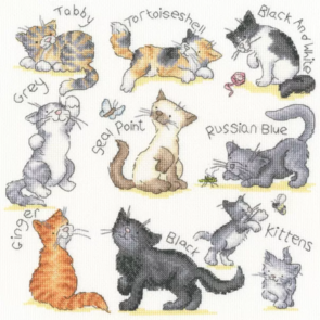 Bothy Threads Cross Stitch Kit - Meow!