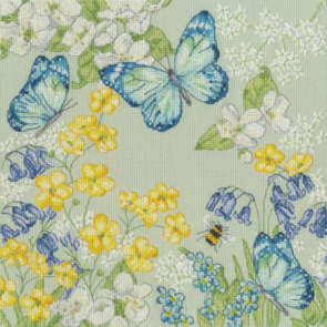 Bothy Threads Cross Stitch Kit - Aquamarine Meadow