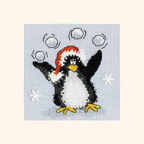 Bothy Threads  Cross Stitch Kit - Christmas Card – PPP Playing Snowballs