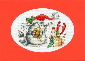 Bothy Threads Cross Stitch Kit - Christmas Card: Secret Santa