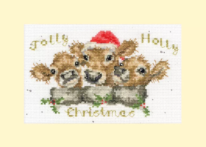 Bothy Threads Wrendale Designs - Jolly Holly Card