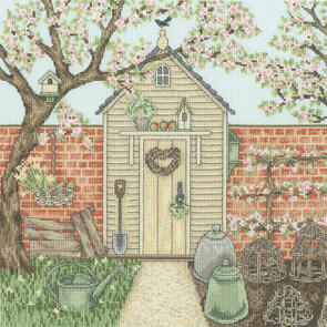 Bothy Threads A Country Estate Potting Shed - Cross Stitch Kit