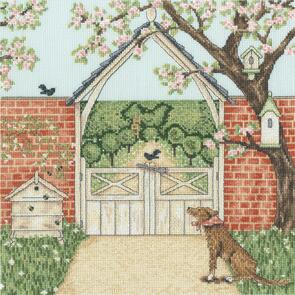 Bothy Threads A Country Estate Lych Gate - Cross Stitch Kit