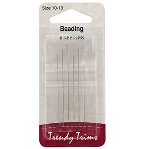 Trendy Trims  Beading Needles 10-13 6/Pkg