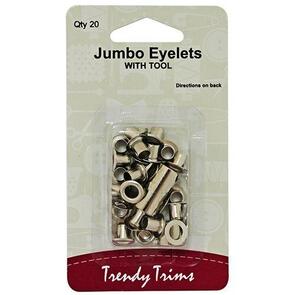 Trendy Trims Jumbo Eyelets 20/Pkg