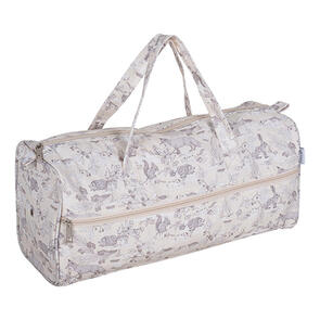 Hobby Gift Knitting Bag, Woodland Toile 16.5 x 45 x 19.5cm