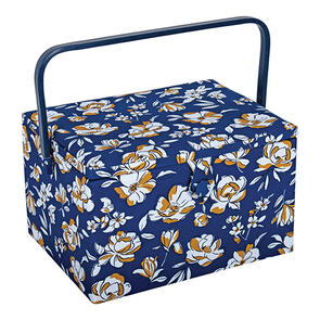 Hobby Gift Large Sewing Basket, Autumn Floral