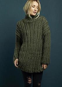 Rowan Knitting Kit / Pattern - Mia Turtle Neck Jumper