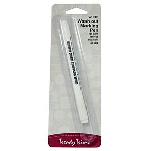 Trendy Trims  Wash Out Marking Pen - White 1/Pkg