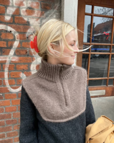 Petite Knit Zipper Neck - Knitting Pattern / Kit
