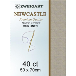 40 Count Zweigart Newcastle Linen - Flax - Cross Stitch Fabric