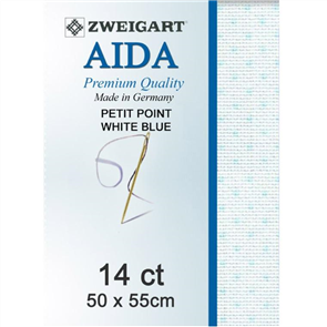 Zweigart Premium Quality White 16 Count Aida Fabric