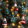 Bucilla Felt Ornaments Applique Kit Set Of 6 - Santa's Tree Treasures