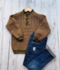 Alpaca Yarns 1556 Kids Sweater - Knitting Pattern