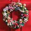 Bucilla Cookies & Candy Wreath Christmas Felt Applique Kit