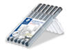 Staedtler Pigment Liner - Wallet 6 Line Widths
