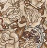 Blank Quilting Unknown Voyage - Roses - Fawn