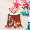 Flamingo Toes Needle Minder - Woodland Birdie