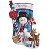 Bucilla Felt Stocking Applique Kit - Santa Stops Here