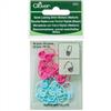 Clover Quick Locking Stitch Markers Medium 20/Pkg