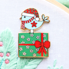 Flamingo Toes Needle Minder - Christmas Birdie