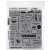 Stampers Anonymous Tim Holtz - Cling Stamps 7"X8.5" - Field Notes