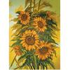 Collection D'Art  Tapestry Canvas 40X50 Sunflowers