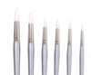 Jasart White Synthetic Brushes - Round