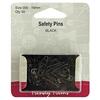 Trendy Trims Safety Pins (Black - Size 000) 50/Pkg