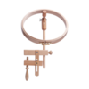 Klass & Gessmann Table Clamp with Wooden Embroidery Hoop